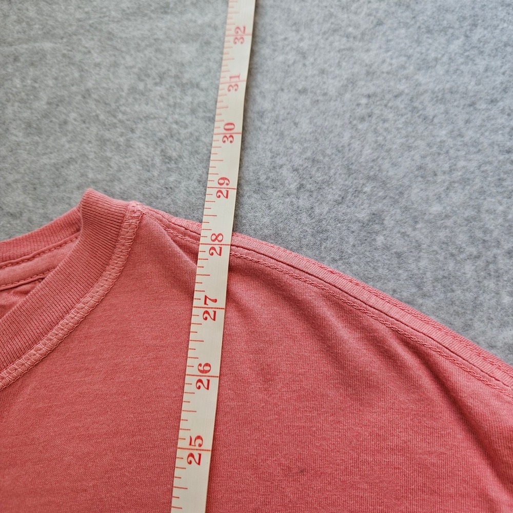 JOHNNIE-O | Mens Med Pink Long Sleeve Cotton Modal Pocket T-Shirt Surfer Logo - Picture 10 of 15